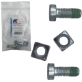 Komplet zamienny 2 x śruba + 2 x nakrętka część P32 10.504.01 do przecinarek Kaufmann TopLine PRO, ROCK i Standard