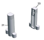 Kolumny prowadnicy do przecinarek TopLine Standard i TopLine Pro (P31+P33)