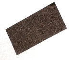 Czarna guma zapasowa 12 x 24 x 1 cm
